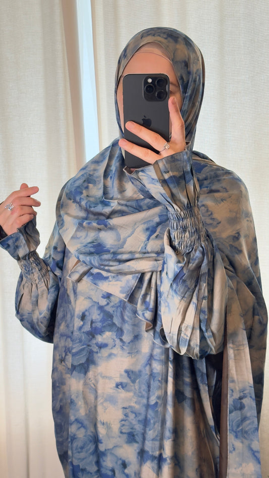 Luxury Silk Prayer Dress, Prayer abaya, Islamic Prayer dress, Prayer clothes for women, Prayer Outfit, Prayer Set, Prayer Hijab, Salah dress, Islamic Gift, Muslim clothing,