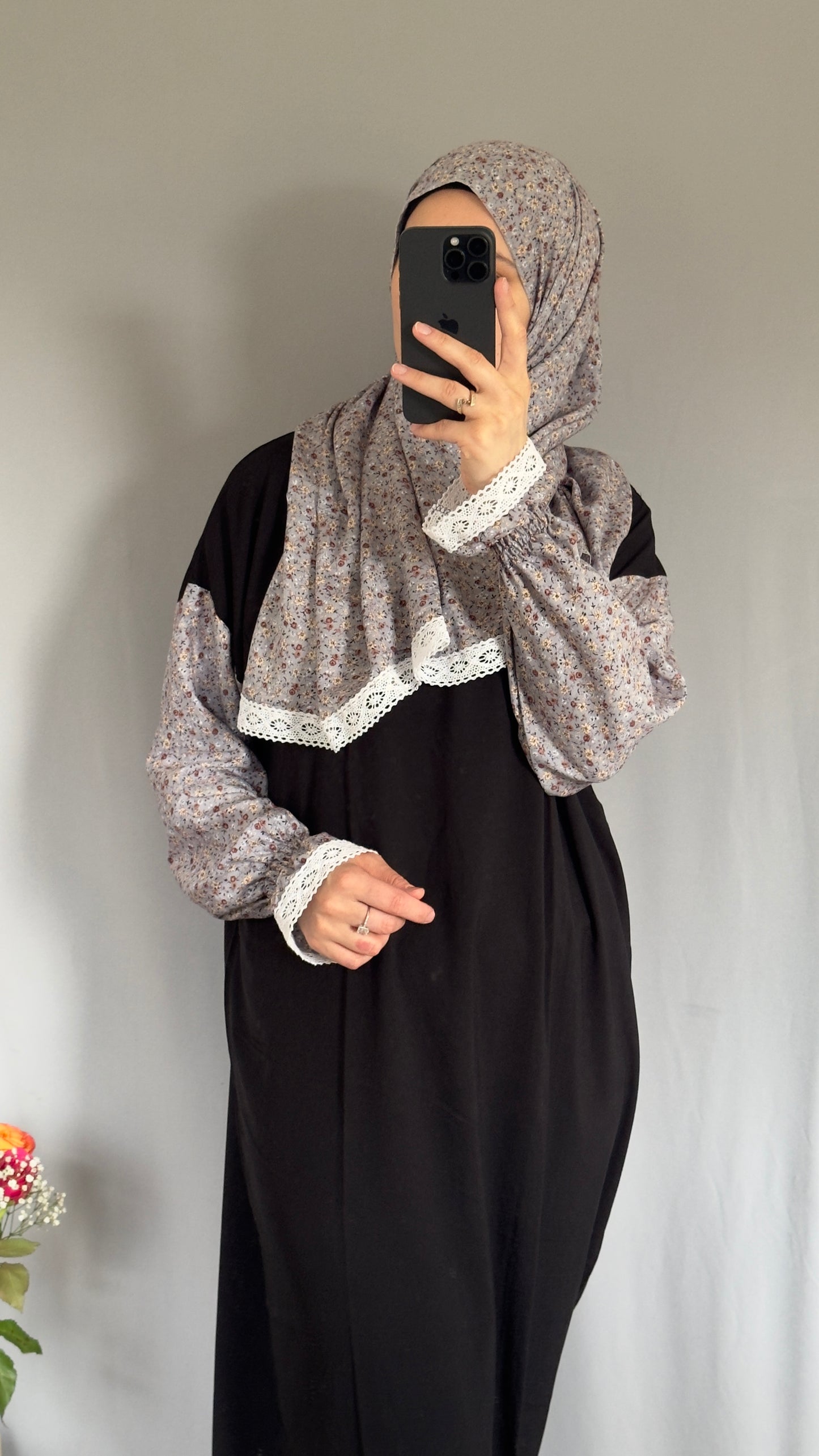 Elegant Prayer Dress, Prayer Outfit, Maxi Dress, Khimar, Islamic Dress, Prayer Abaya, Prayer set, Islamic gift, PrayerHijab, Umrah Abaya, Ramadan Abaya, One Size Prayer Dress