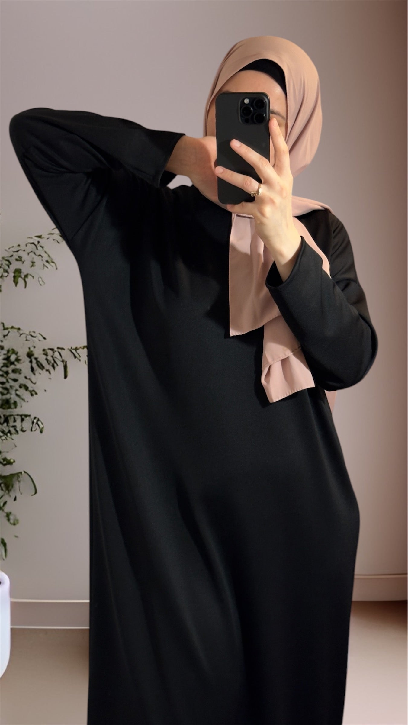 Black Abaya, Maxi Dress, Solid Abaya, Muslim Women long Dress, Islamic Dress, Hijab, long Sleeve Dress, Kaftan, Modest Clothing, Clothed Abaya