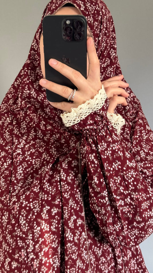 Luxury Cotton Prayer Dress, Prayer clothes for women, Islamic Prayer dress, Prayer Outfit, Prayer Set, Prayer Hijab, Salah dress, Islamic Gift, Muslim clothing, Prayer abaya