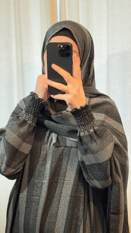 Prayer Hijab, Elegant Prayer Dress, Prayer Outfit, Maxi Dress, Khimar, Islamic Dress, Prayer Abaya, Prayer set, Islamic gift, Abaya & Hijab, White Abaya