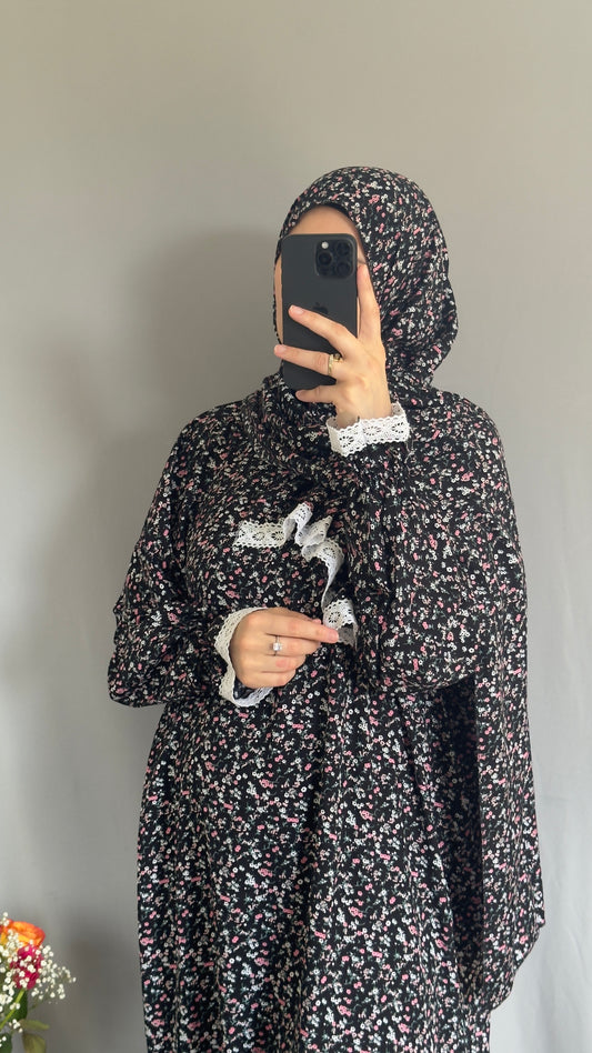 Cotton Prayer Dress, Prayer Jilbab, Prayer Abaya, Two Piece Prayer dress muslim, Salah dress, Prayer set, Prayer outfit, Prayer clothes woman, Muslim Prayer dress, Islamic gift
