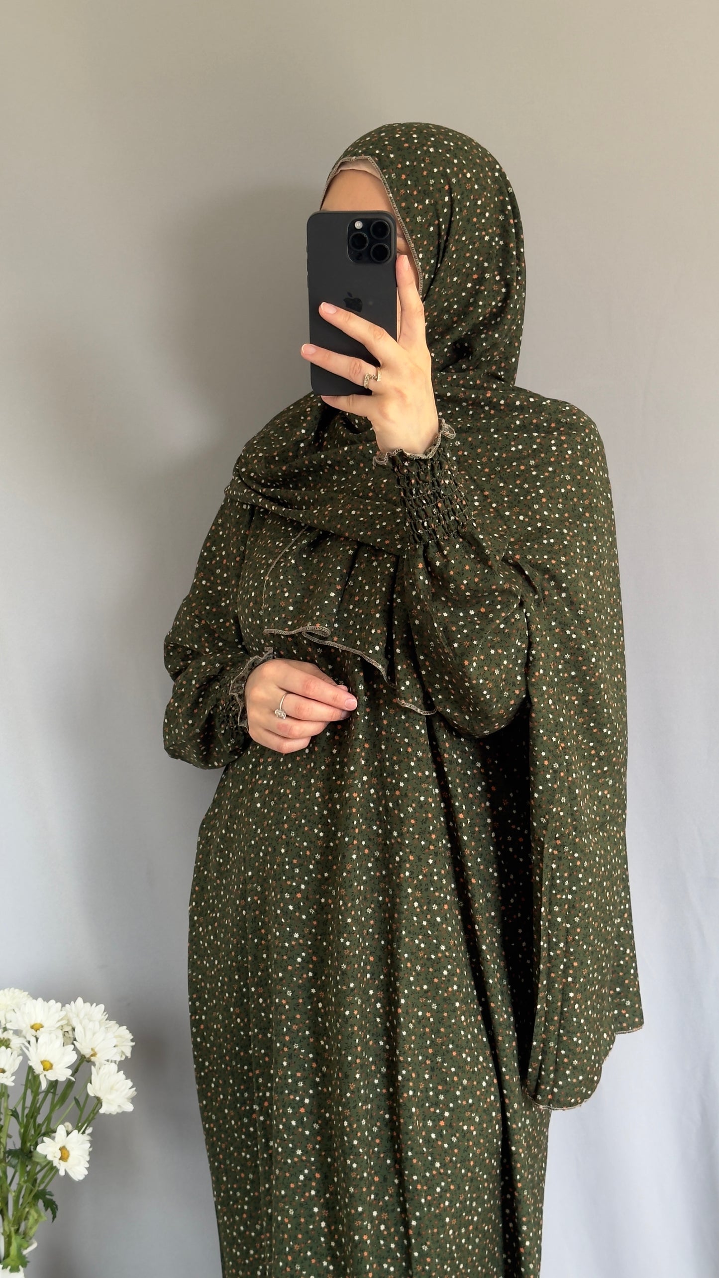 Elegant Prayer Dress, Prayer Outfit, Maxi Dress, Khimar, Islamic Dress, Prayer Abaya, Prayer set, Islamic gift, PrayerHijab, Umrah Abaya, Ramadan Abaya, One Size Prayer Dress