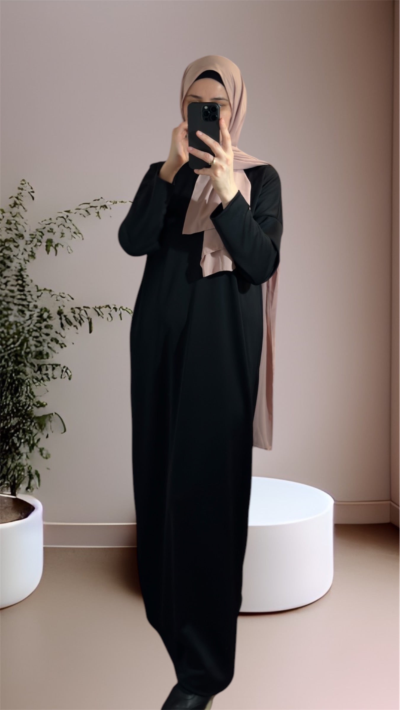 Black Abaya, Maxi Dress, Solid Abaya, Muslim Women long Dress, Islamic Dress, Hijab, long Sleeve Dress, Kaftan, Modest Clothing, Clothed Abaya