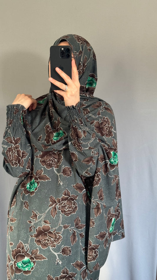 Luxury Prayer Hijab, Elegant Prayer Dress, Prayer Outfit, Maxi Dress, Khimar, Islamic Dress, Prayer Abaya, Prayer set, Islamic gift, Abaya & Hijab, White Abaya