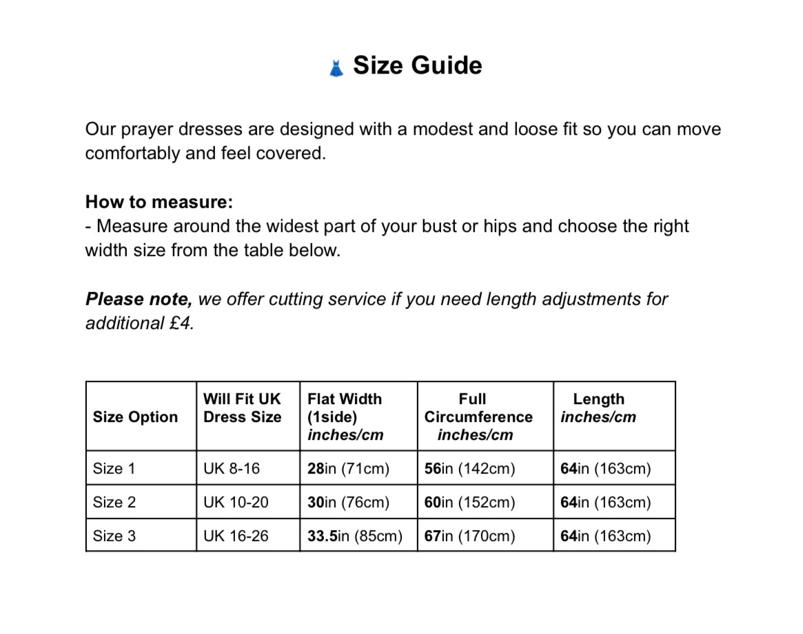 Prayer Dress / Overhead Abaya / Prayer Abaya Set / Prayer Dress for Woman / Prayer Clothes Muslim / Prayer Gown / Prayer Outfit/ Salah Dress / Namaz Dress