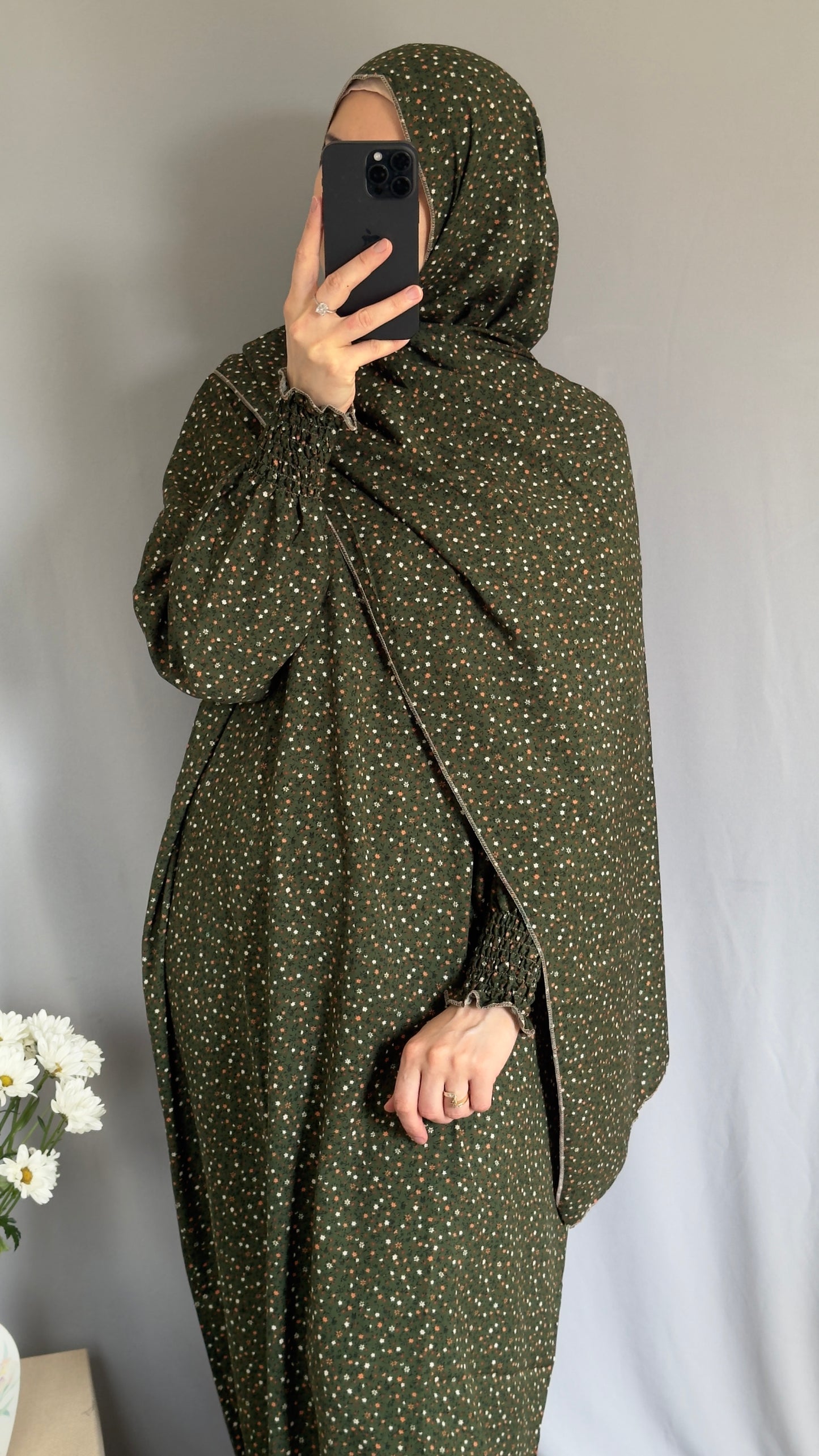 Elegant Prayer Dress, Prayer Outfit, Maxi Dress, Khimar, Islamic Dress, Prayer Abaya, Prayer set, Islamic gift, PrayerHijab, Umrah Abaya, Ramadan Abaya, One Size Prayer Dress