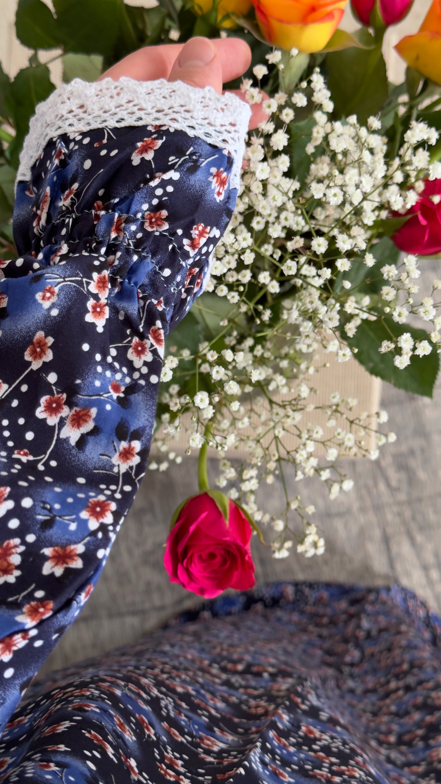 Blue Prayer Dress / Prayer Abaya / muslim one piece prayer garment / Modest prayer outfit