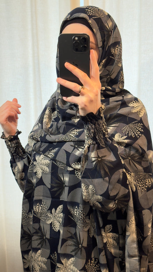 Prayer Hijab, Elegant Prayer Dress, Prayer Outfit, Maxi Dress, Khimar, Islamic Dress, Prayer Abaya, Prayer set, Islamic gift, Abaya & Hijab, White Abaya