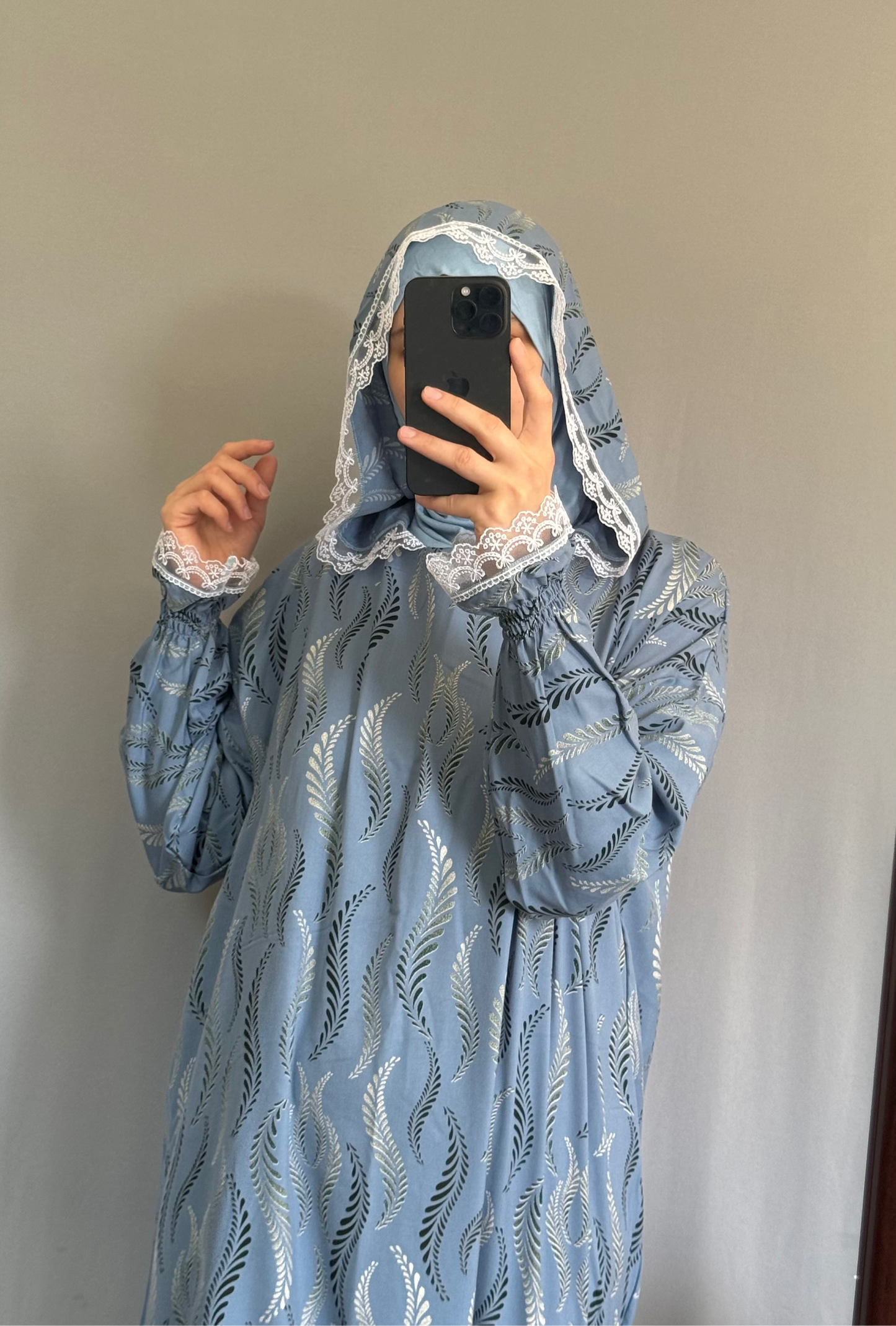 Islamic gift set / Prayer clothing / abaya gift set / clothes for prayer / prayer dress / plus size one piece pray clothes / cotton prayer robe/ prayer abaya ,Hooded Prayer Dress