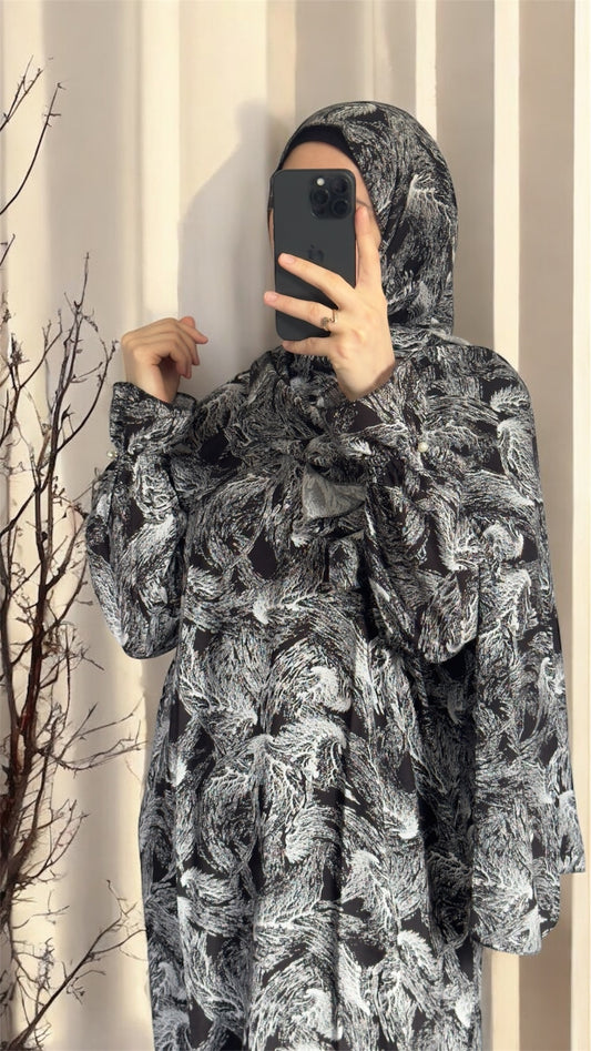 Small Size Prayer Abaya, Elegant Prayer Dress, Prayer Outfit, Maxi Dress, Khimar, Islamic Dress, Prayer Abaya, Prayer set, Islamic gift, Abaya & Hijab