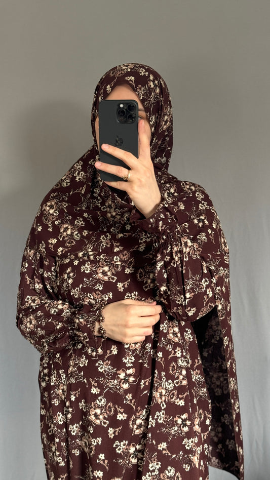 Prayer Abaya Set / Prayer Dress for Woman / Prayer Clothes Muslim / Prayer Gown / Prayer Outfit/ Salah Dress / Namaz Dress / Overhead Abaya