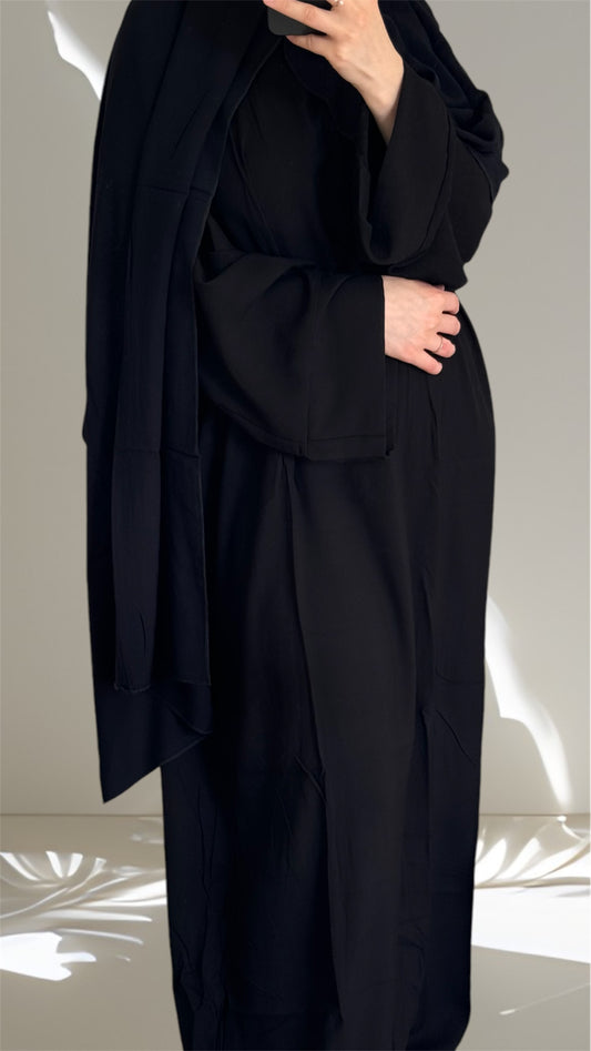 Black Abaya, Maxi Dress, prayer abaya, Muslim Women long Dress, Islamic Dress, Hijab, long Sleeve Dress, Kaftan, Modest Clothing, Clothed Abaya