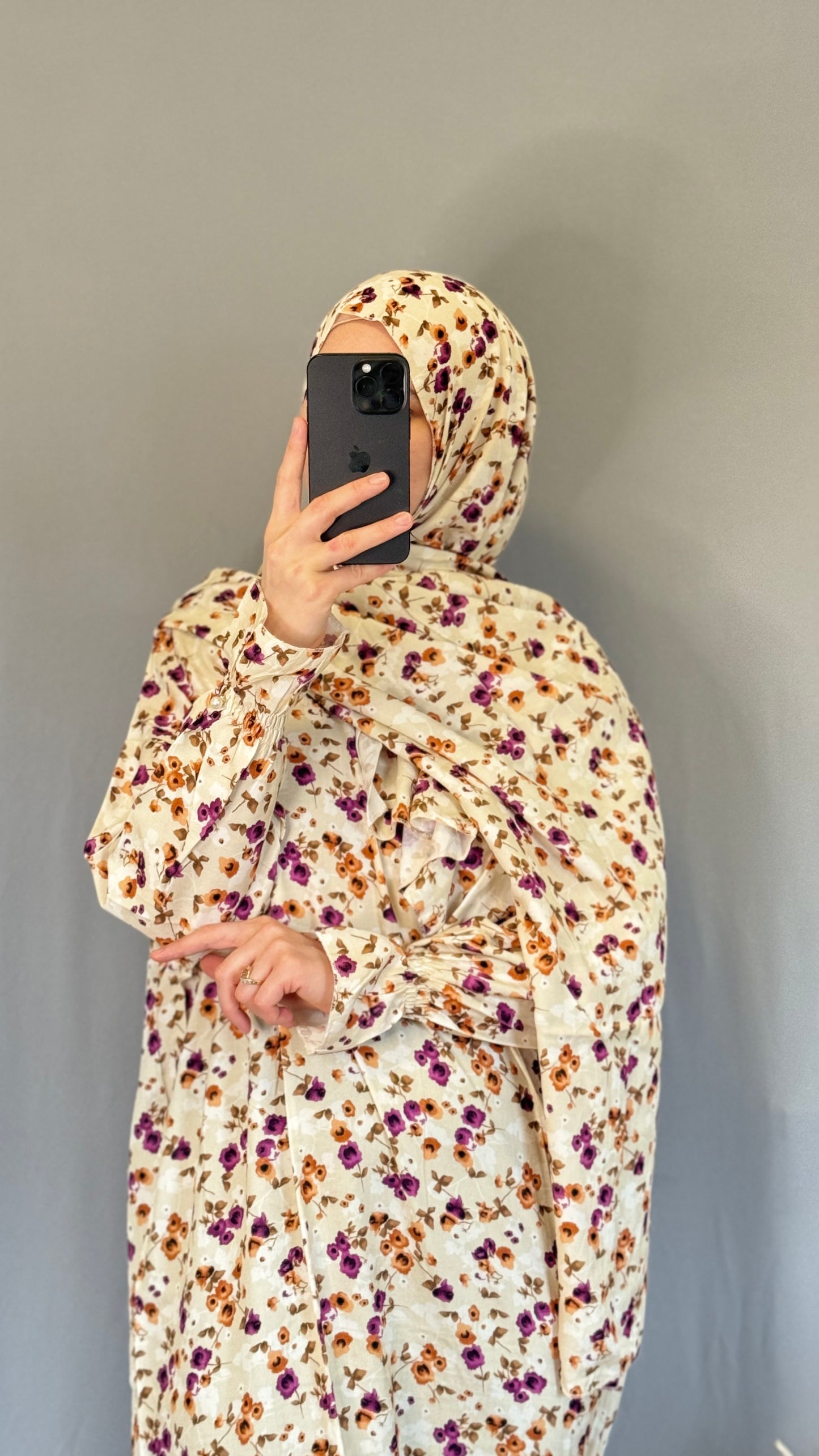 Prayer Abaya Set / Prayer Dress for Woman / Prayer Clothes Muslim / Prayer Gown / Prayer Outfit/ Salah Dress / Namaz Dress / Overhead Abaya