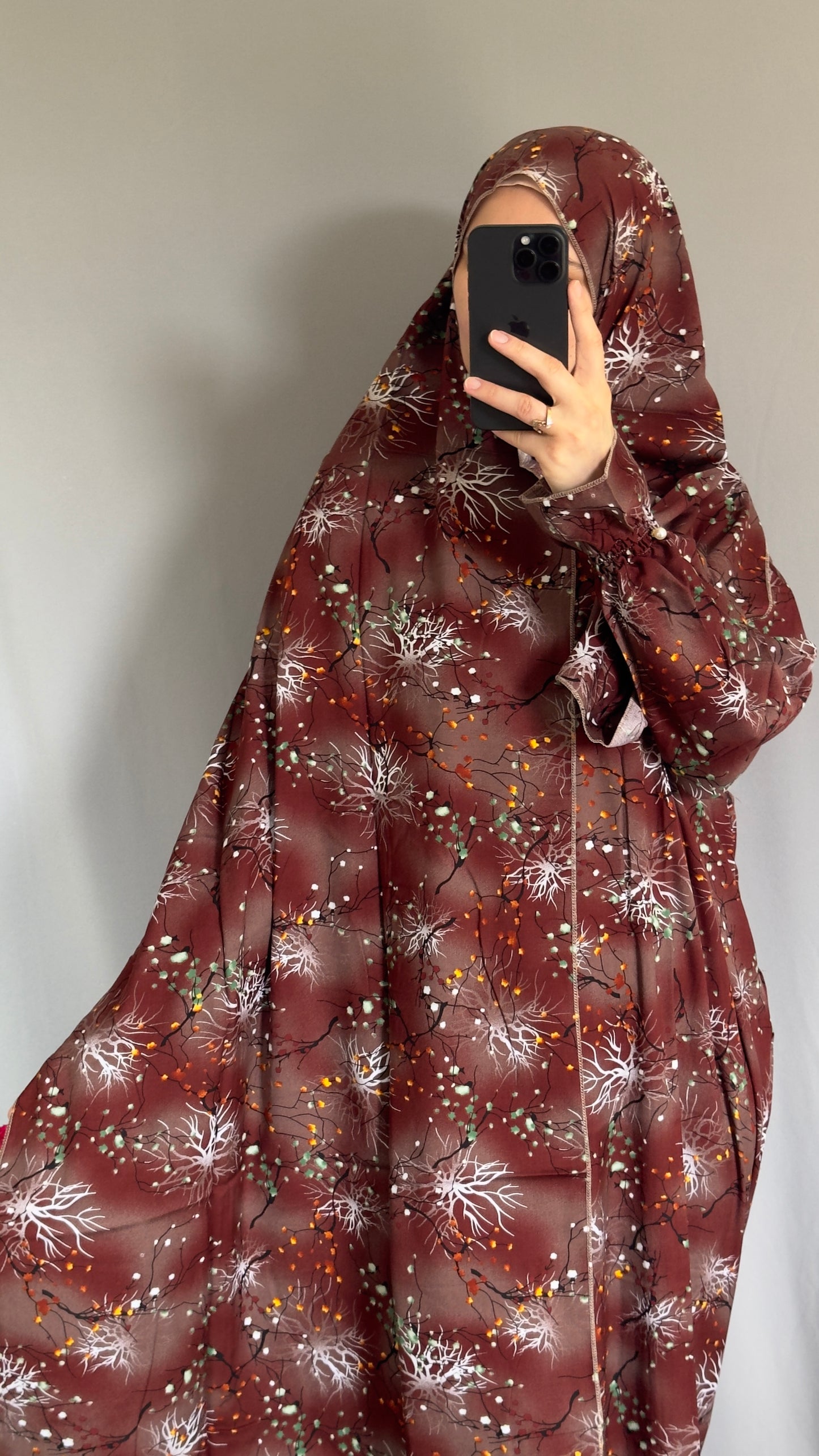 Brown Prayer Dress, Prayer clothes for women, Islamic Prayer dress, Prayer Outfit, Prayer Set, Prayer Hijab, Salah dress, Islamic Gift, Muslim clothing, Prayer abaya, Prayer Wear