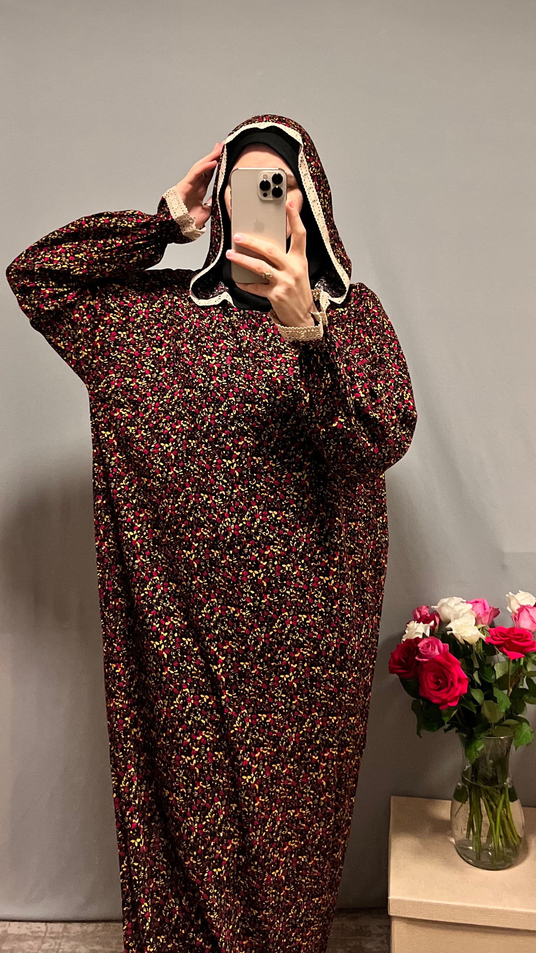 Prayer dress best sale with attached scarf