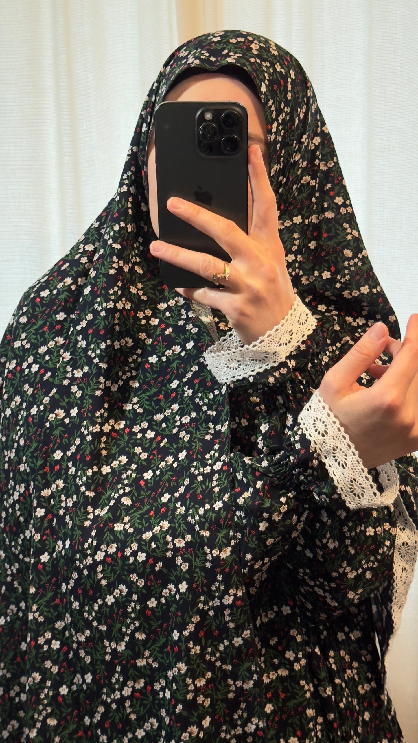 Floral Prayer Dress, Prayer clothes for women, Islamic Prayer dress, Prayer Outfit, Prayer Set, Prayer Hijab, Salah dress, Islamic Gift, Muslim clothing, Prayer abaya