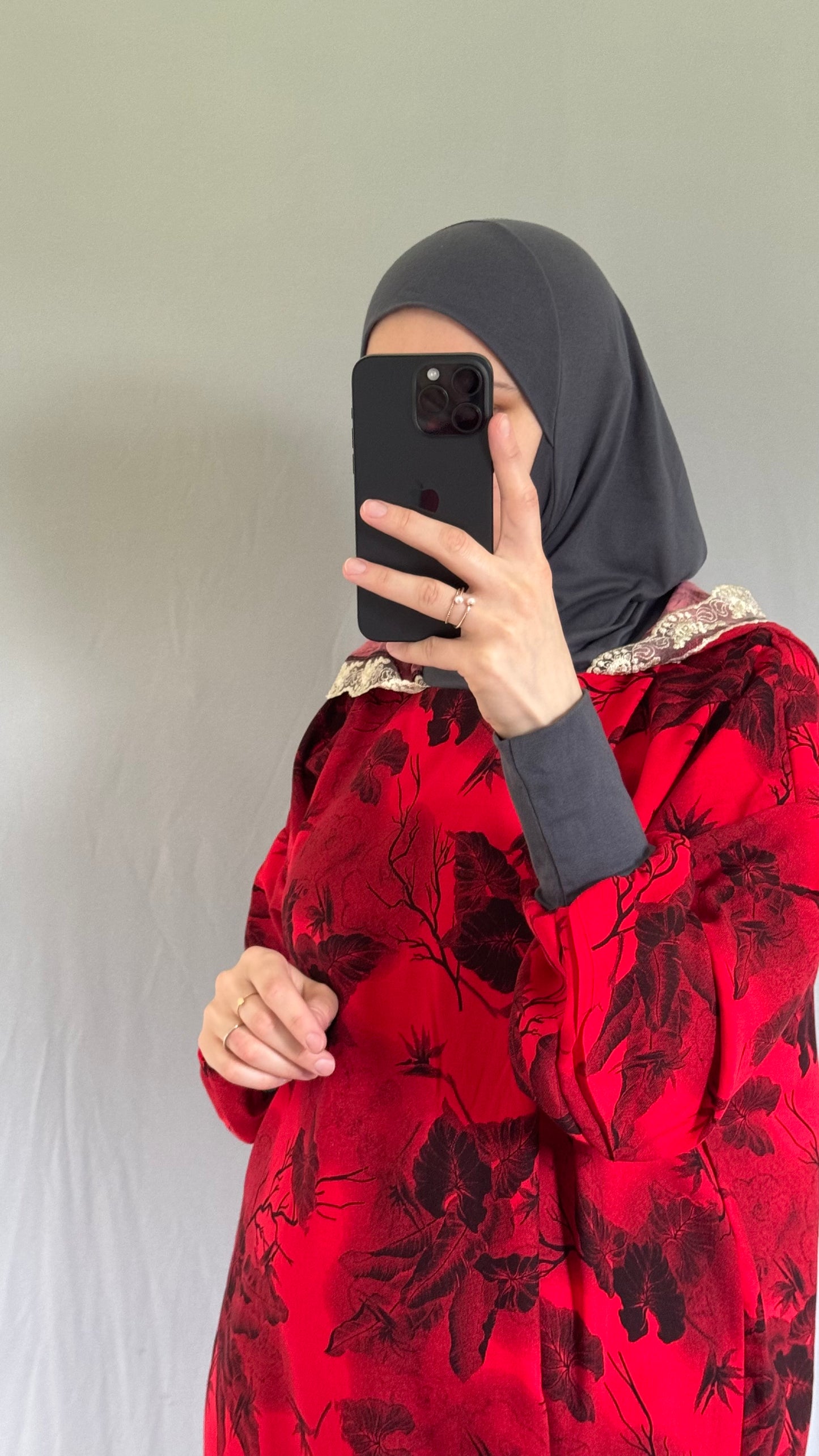 Red Prayer Dress, Prayer Dress Set, High Quility Prayer Dress, Muslim Women Gift, Abaya Full Body Cover Dress, Hajj Dress, Prayer Outfit