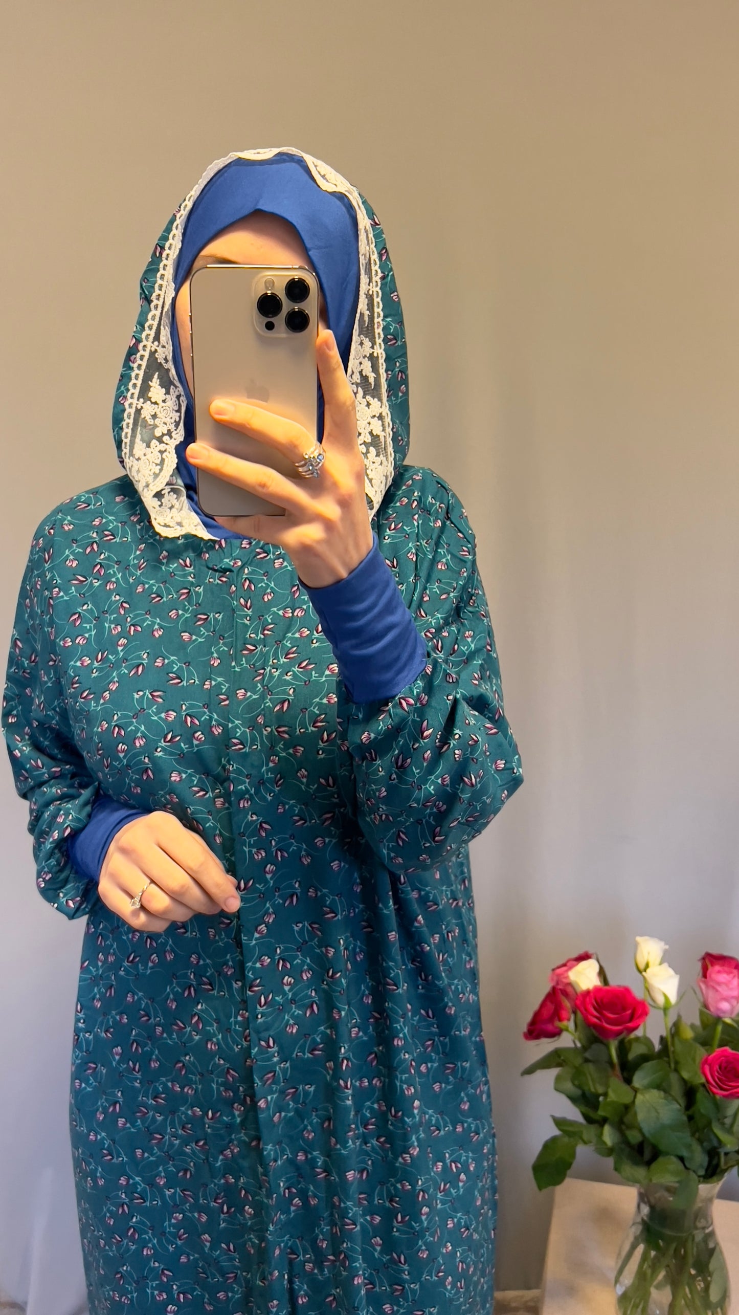 Prayer Dress, 1pc Prayer Dress, Prayer clothes for women, Islamic Prayer dress, One Piece Prayer Dress with attached Hijab, Salah dress, Prayer outfit