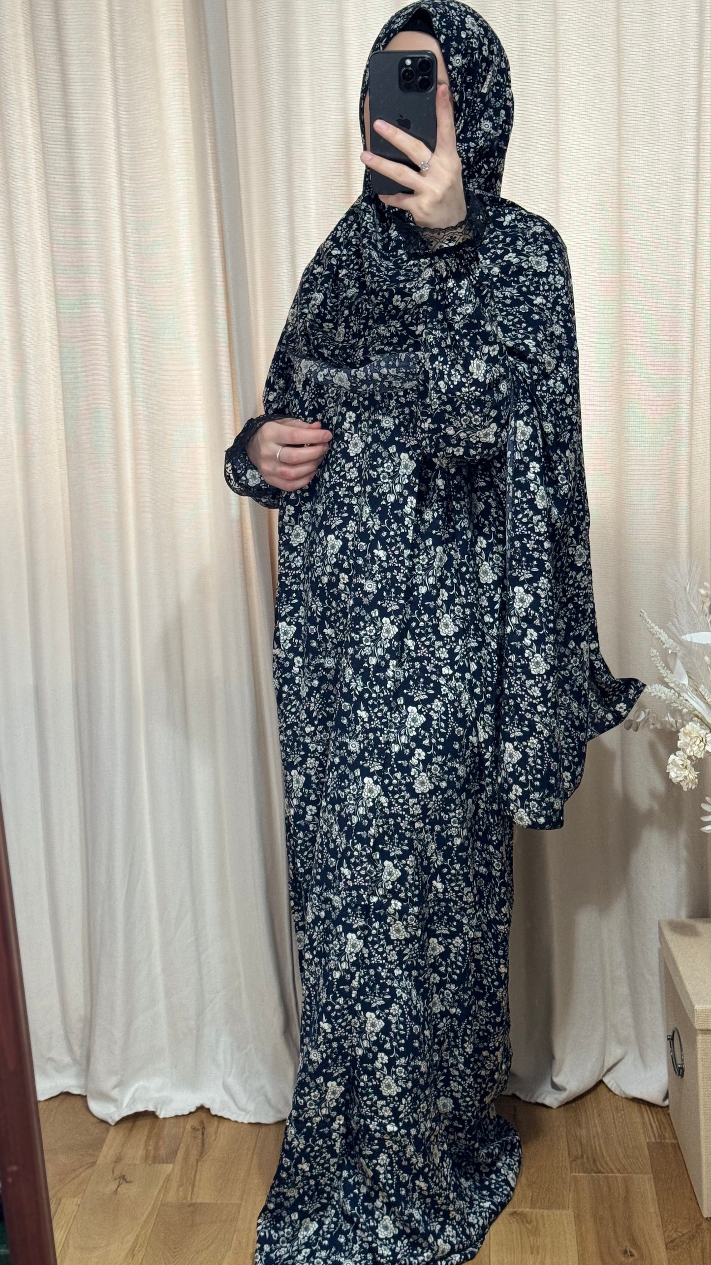 Elegant Prayer Dress, Prayer Outfit, Maxi Dress, Khimar, Islamic Dress, Prayer Abaya, Prayer set, Islamic gift, Abaya & Hijab, Green prayer veil