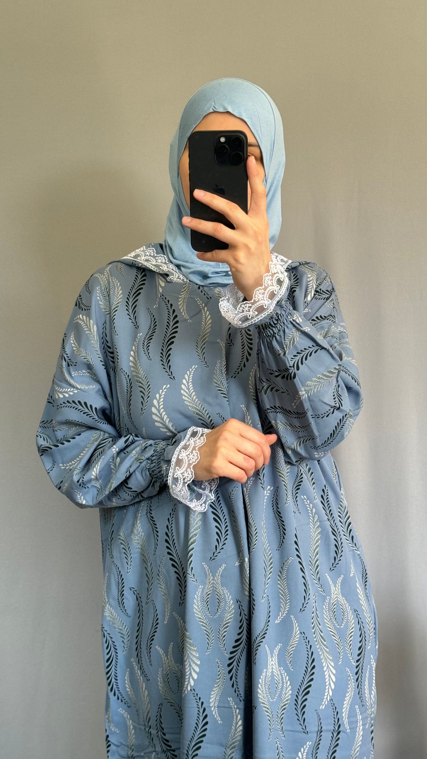 Islamic gift set / Prayer clothing / abaya gift set / clothes for prayer / prayer dress / plus size one piece pray clothes / cotton prayer robe/ prayer abaya ,Hooded Prayer Dress