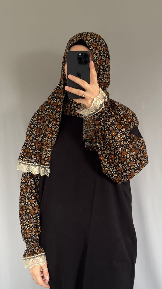 Elegant Prayer Dress, Prayer Outfit, Maxi Dress, Khimar, Islamic Dress, Prayer Abaya, Prayer set, Islamic gift, PrayerHijab, Umrah Abaya, Ramadan Abaya, One Size Prayer Dress