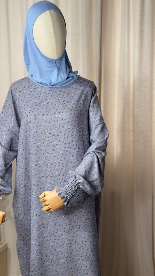 Muslim Women Blue Prayer Dress, One Piece Prayer dress, Islamic gifts, Salah dress, Prayer set, Prayer outfit,Prayer clothes for women, Islamic Prayer dress, Ramadan Abaya