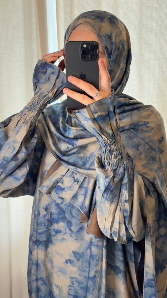 Luxury Silk Prayer Dress, Prayer abaya, Islamic Prayer dress, Prayer clothes for women, Prayer Outfit, Prayer Set, Prayer Hijab, Salah dress, Islamic Gift, Muslim clothing,
