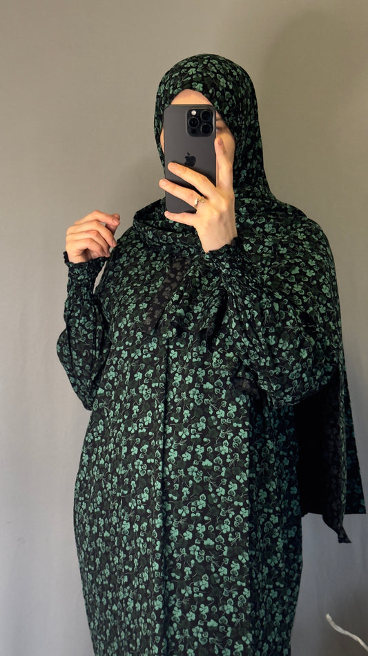 Overhead Abaya / Prayer Abaya Set / Prayer Dress for Woman / Prayer Clothes Muslim / Prayer Gown / Prayer Outfit/ Salah Dress / Namaz Dress / Islamic Gift / Umrah Dress