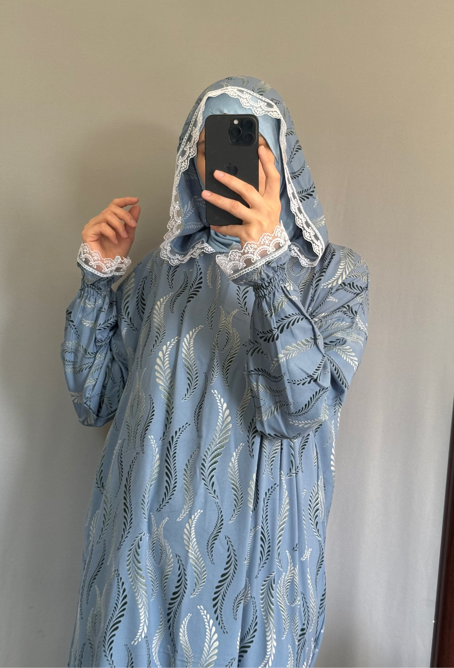 Islamic gift set / Prayer clothing / abaya gift set / clothes for prayer / prayer dress / plus size one piece pray clothes / cotton prayer robe/ prayer abaya ,Hooded Prayer Dress