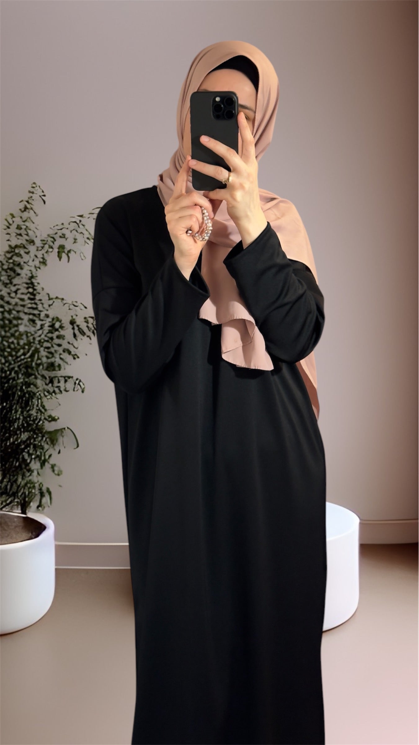 Black Abaya, Maxi Dress, Solid Abaya, Muslim Women long Dress, Islamic Dress, Hijab, long Sleeve Dress, Kaftan, Modest Clothing, Clothed Abaya
