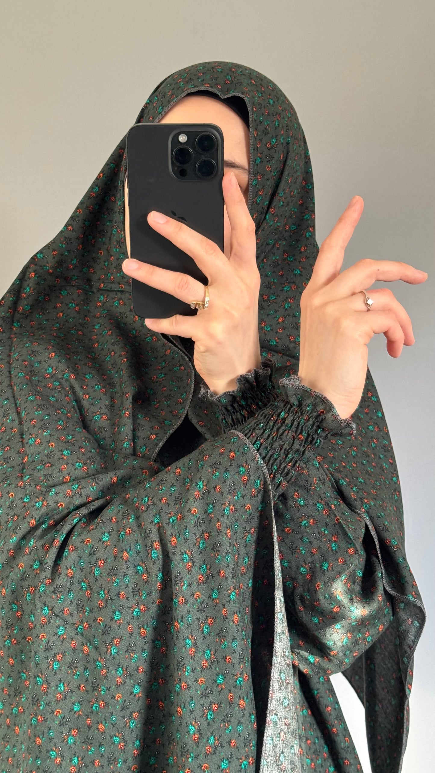 Elegant Green Prayer Dress, Prayer Outfit, Maxi Dress, Khimar, Islamic Dress, Prayer Abaya, Prayer set, Islamic gift, PrayerHijab, Umrah Abaya, Ramadan Abaya, One Size Prayer Dress