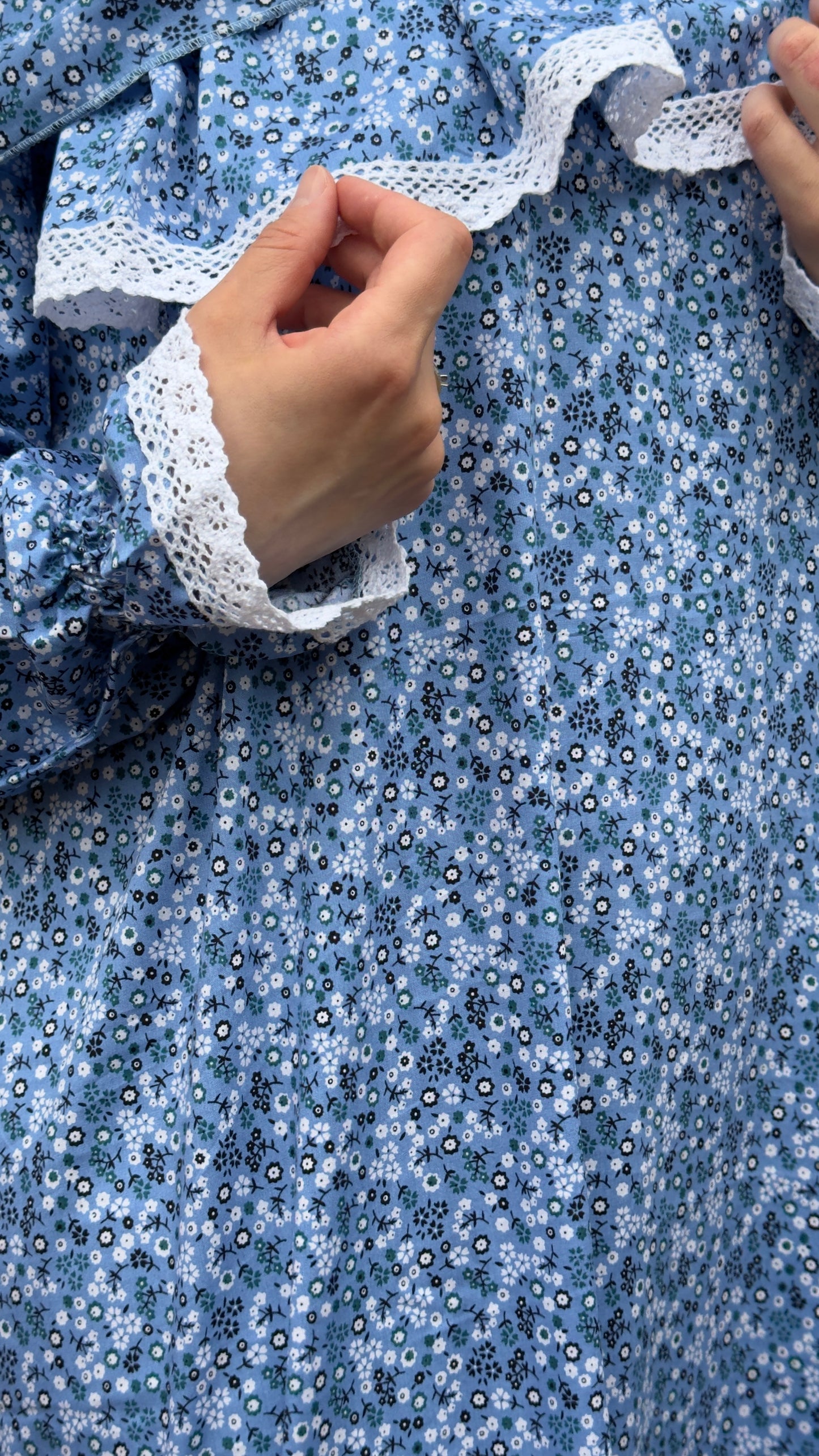 Blue Prayer Dress / Prayer Abaya / muslim one piece prayer garment / Modest prayer outfit / Travel-friendly prayer dress / One-size prayer garmen / Hijab-friendly dress for prayer / Prayer Dress with attached Hijab / Salah clothes