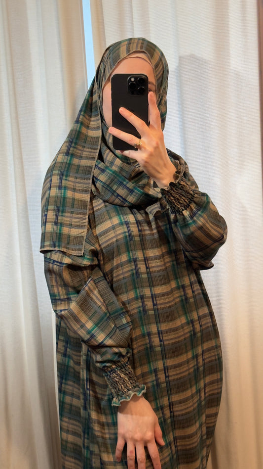 Elegant Prayer Dress / Overhead Abaya / Prayer Abaya Set / Prayer Dress for Woman / Prayer Clothes Muslim / Prayer Gown / Prayer Outfit/ Salah Dress / Namaz Dress