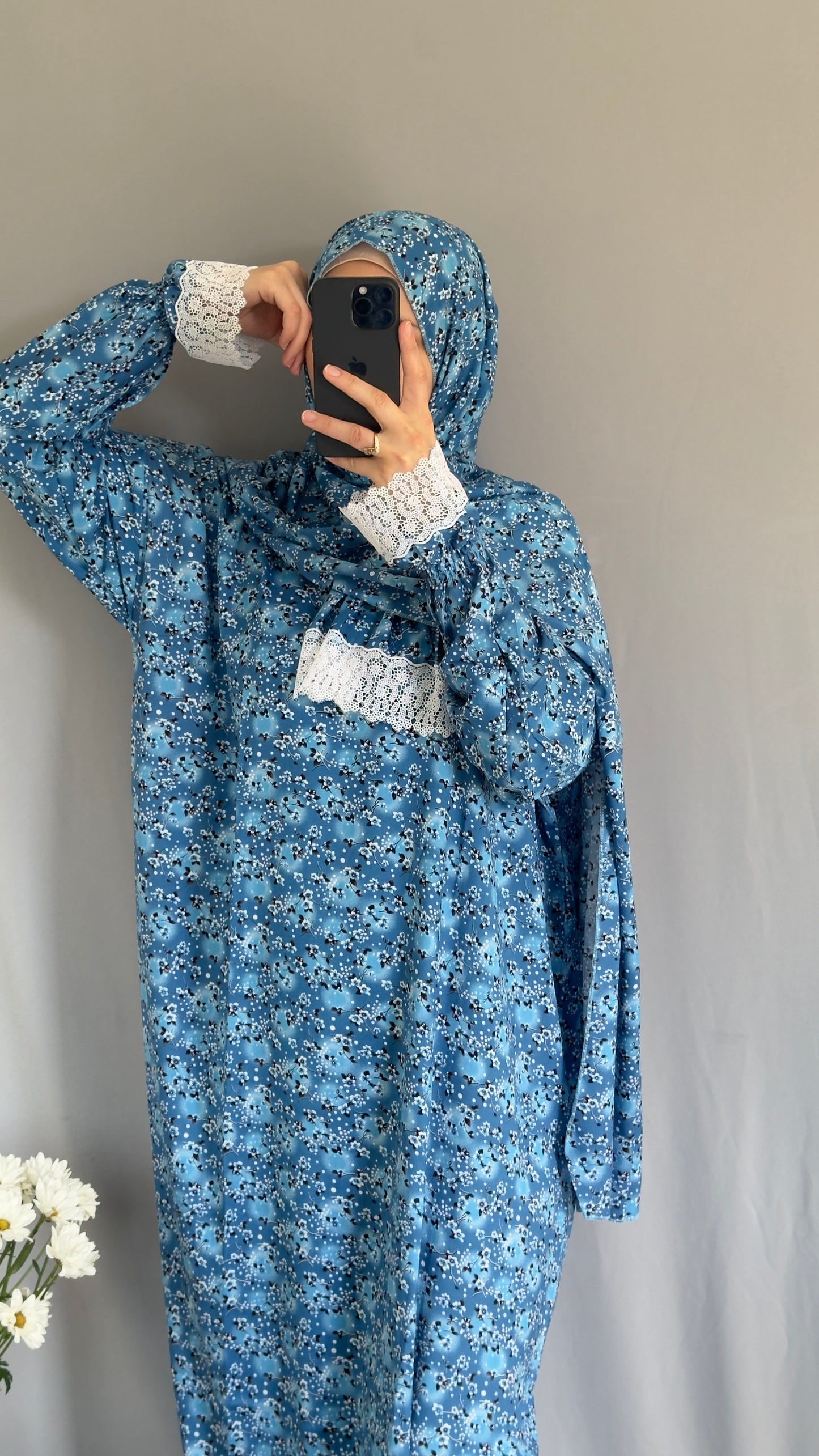 Elegant Prayer Dress, Prayer Outfit, Maxi Dress, Khimar, Islamic Dress, Prayer Abaya, Prayer set, Islamic gift, PrayerHijab, Umrah Abaya, Ramadan Abaya, One Size Prayer Dress