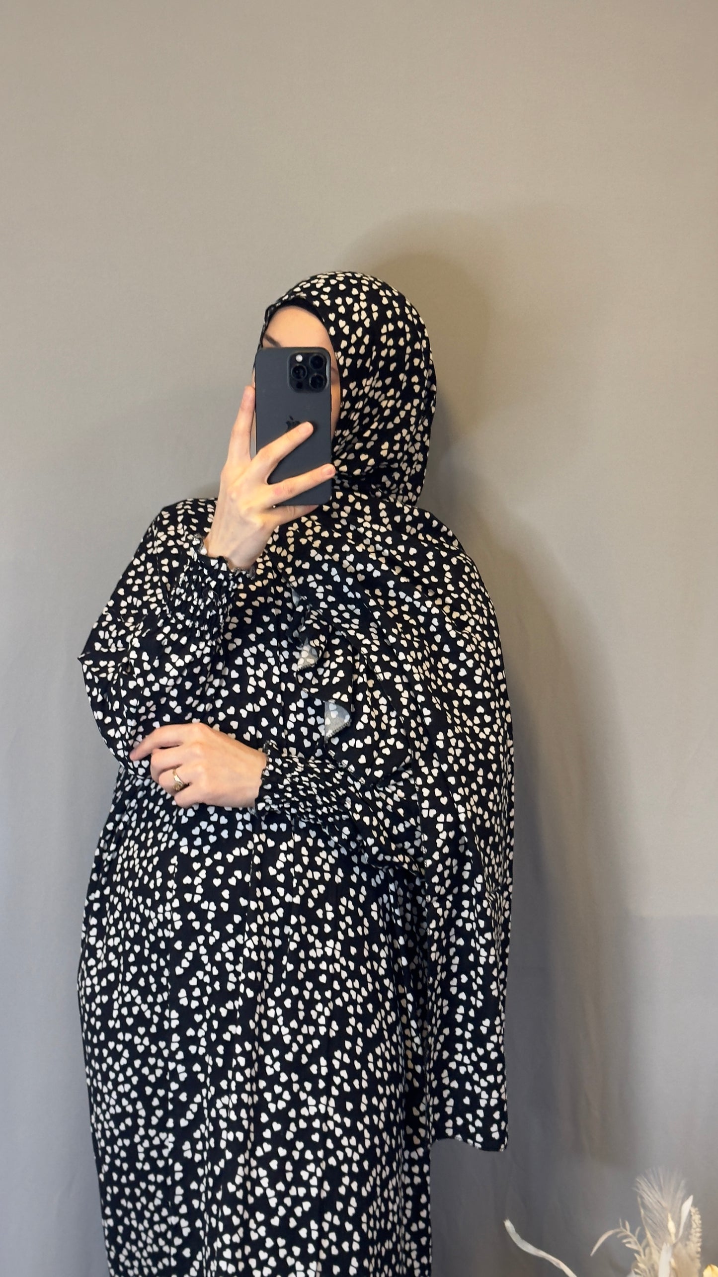 Black Prayer Hijab / Overhead Abaya / Prayer Abaya Set / Prayer Dress for Woman / Prayer Clothes Muslim / Prayer Gown / Prayer Outfit/ Salah Dress / Namaz Dress / Islamic Gift / Umrah Dress