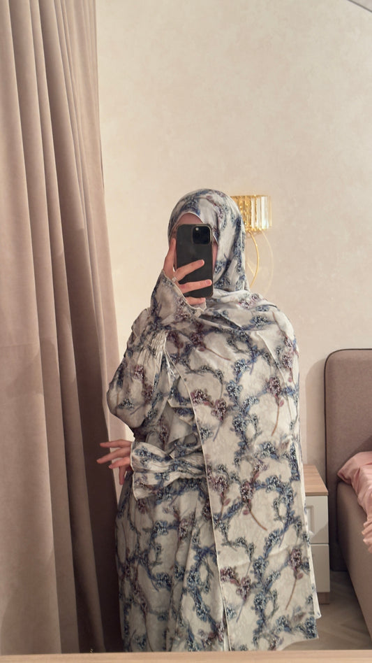 Luxury White Prayer Dress, Prayer clothes for women, Islamic Prayer dress, Prayer Outfit, Prayer Set, Prayer Hijab, Salah dress, Islamic Gift, Muslim clothing, Prayer abaya