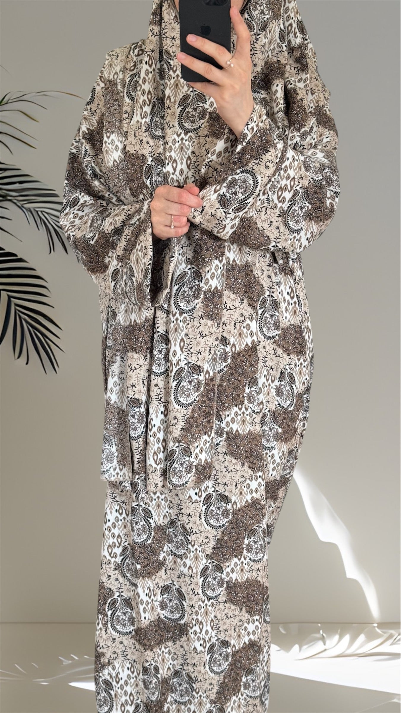 Beige Abaya, Maxi Dress, prayer abaya, Muslim Women long Dress, Islamic Dress, Hijab, long Sleeve Dress, Kaftan, Modest Clothing, Clothed Abaya