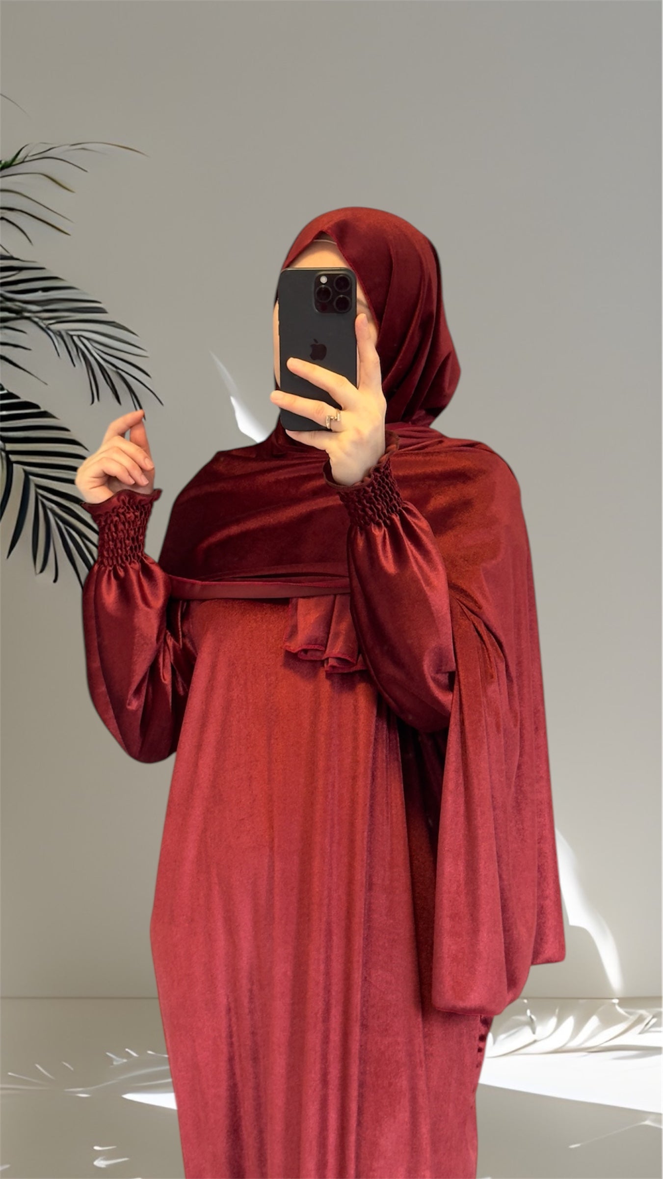 Luxury Velvet Prayer Abaya, Prayer clothes for women, Islamic Prayer dress, Prayer Outfit, Prayer Set, Prayer Hijab, Salah dress, Islamic Gift, Muslim clothing, Prayer abaya