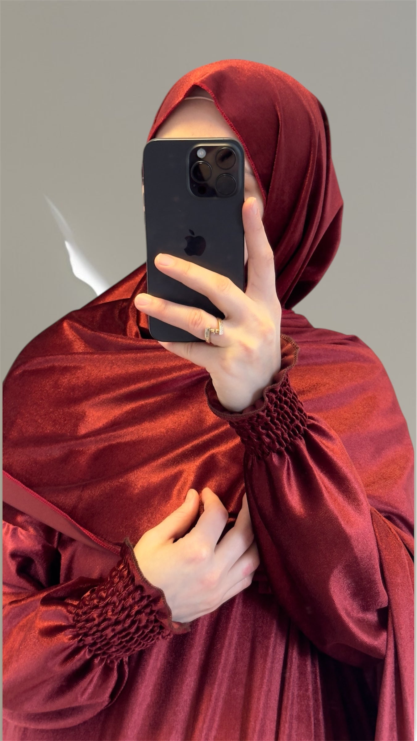 Luxury Velvet Prayer Abaya, Prayer clothes for women, Islamic Prayer dress, Prayer Outfit, Prayer Set, Prayer Hijab, Salah dress, Islamic Gift, Muslim clothing, Prayer abaya