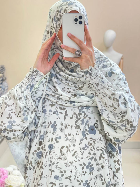 Luxury White Prayer Dress, Prayer clothes for women, Islamic Prayer dress, Prayer Outfit, Prayer Set, Prayer Hijab, Salah dress, Islamic Gift, Muslim clothing, Prayer abaya