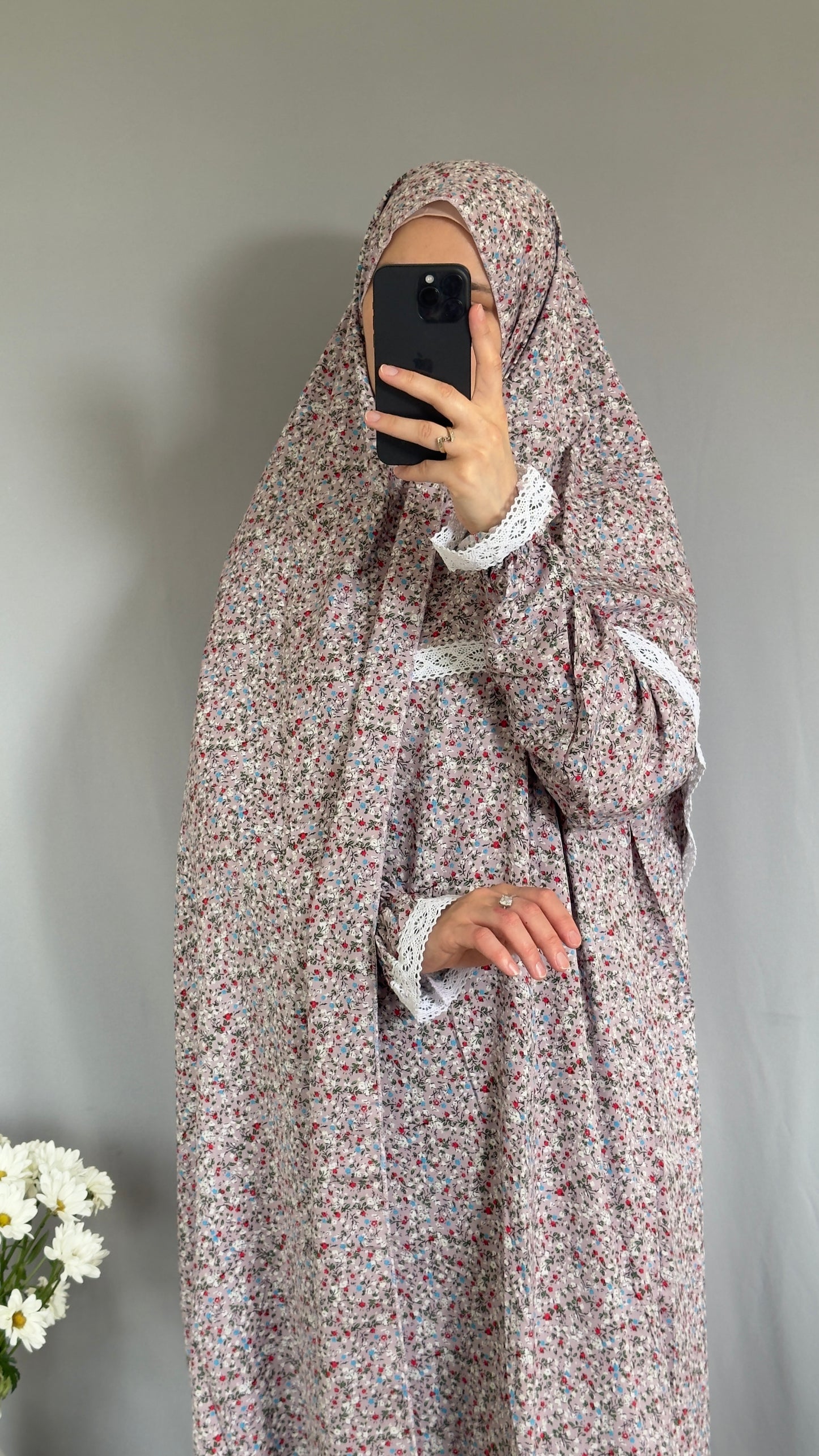 Grey Prayer Dress, Prayer Jilbab, Prayer Abaya, Two Piece Prayer dress muslim, Salah dress, Prayer set, Prayer outfit, Prayer clothes woman, Muslim Prayer dress, Islamic gift
