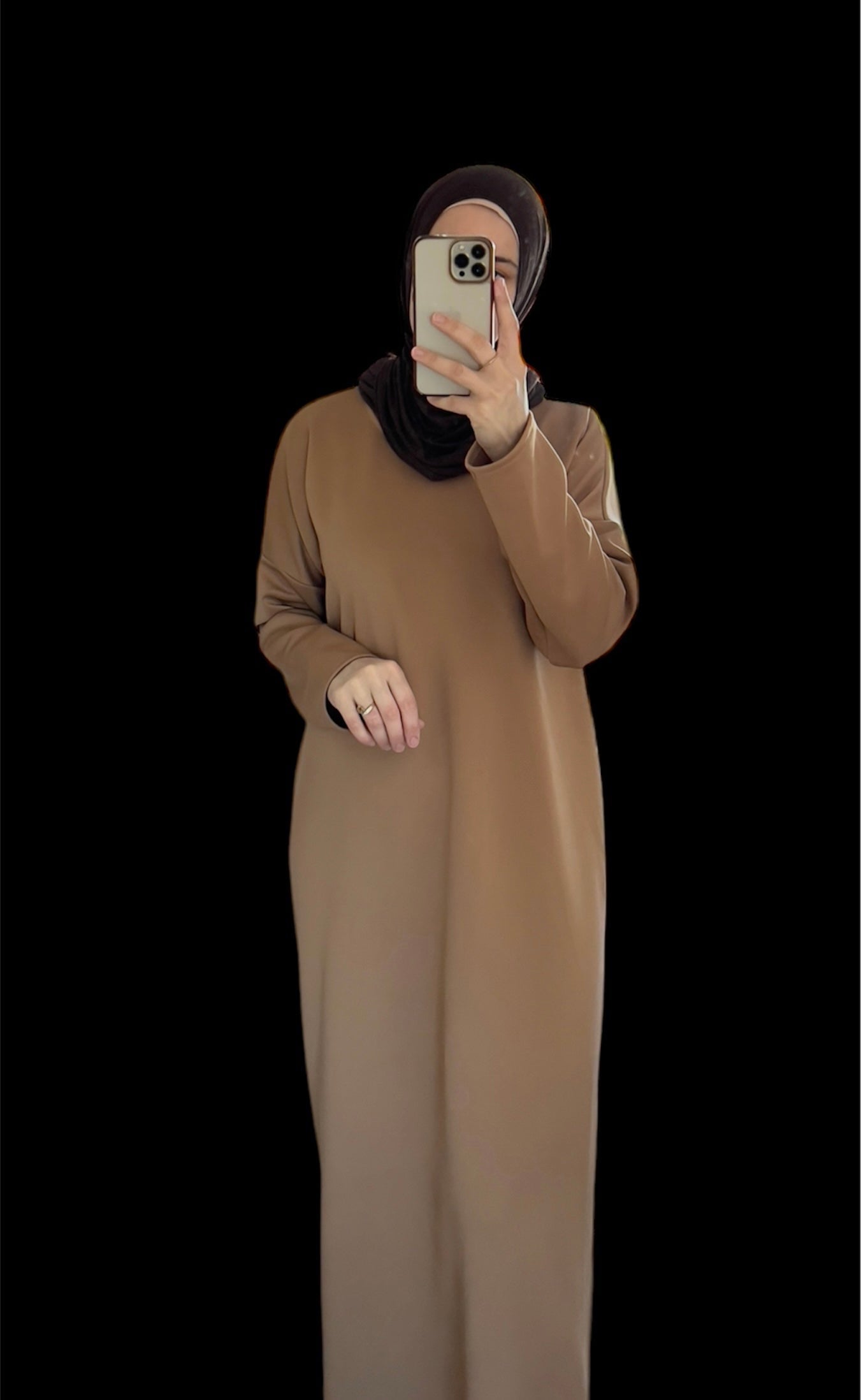 Beige Abaya, Maxi Dress, Solid Abaya, Muslim Women long Dress, Islamic Dress, Hijab, long Sleeve Dress, Kaftan, Modest Clothing, Clothed Abaya