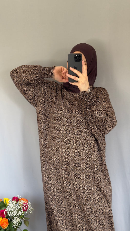 One piece prayer dress with attached hijab / Prayer Set Jilbab / Overhead Abaya / Overhead Khimar / Islamic prayer set / Prayer dress / One size fits all /Muslim wear / Prayer Robe / Fully Covering Prayer Hijab