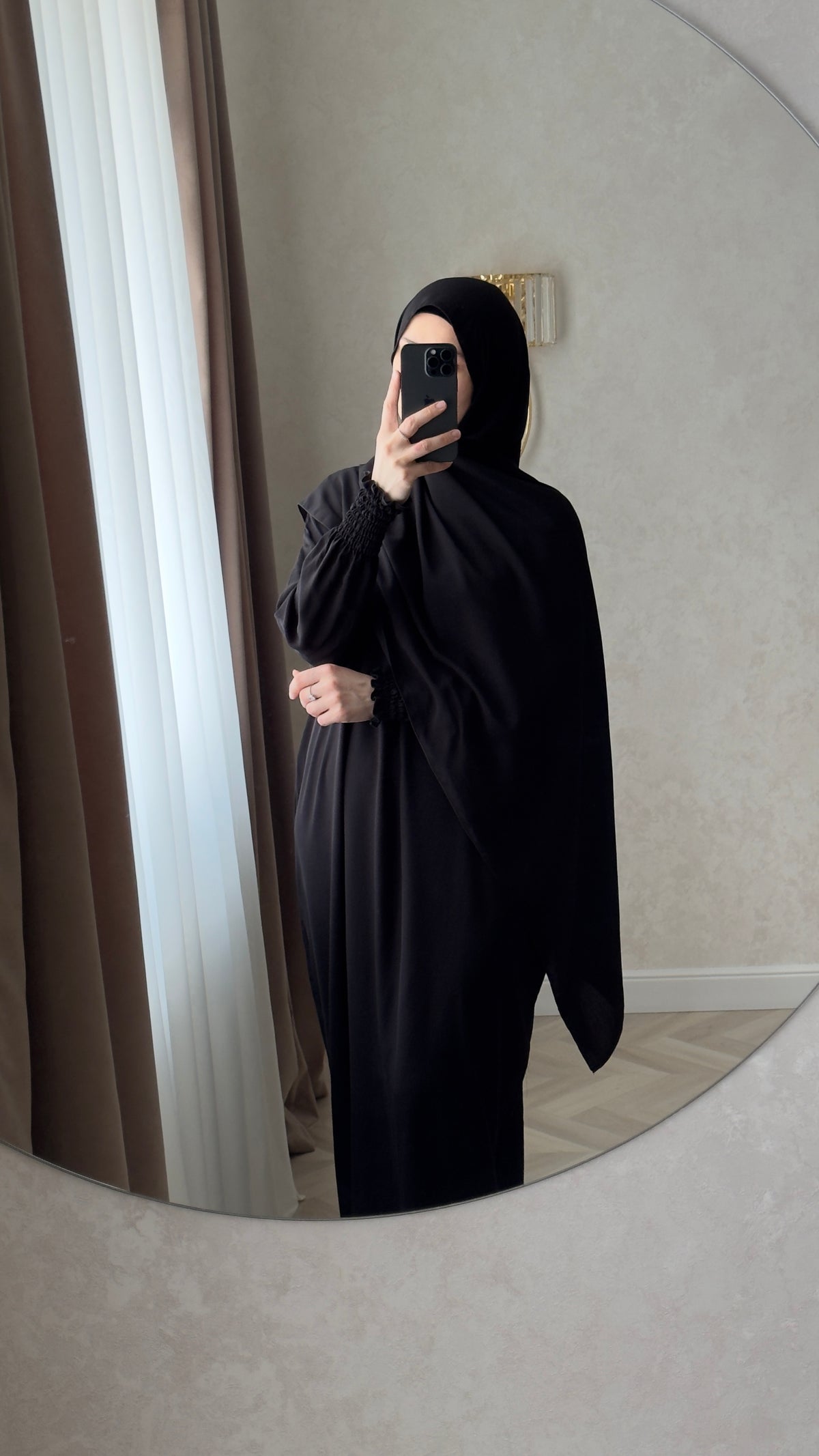 Black Prayer Dress / Overhead Abaya / Prayer Abaya Set / Prayer Dress for Woman / Prayer Clothes Muslim / Prayer Gown / Prayer Outfit/ Salah Dress / Namaz Dress