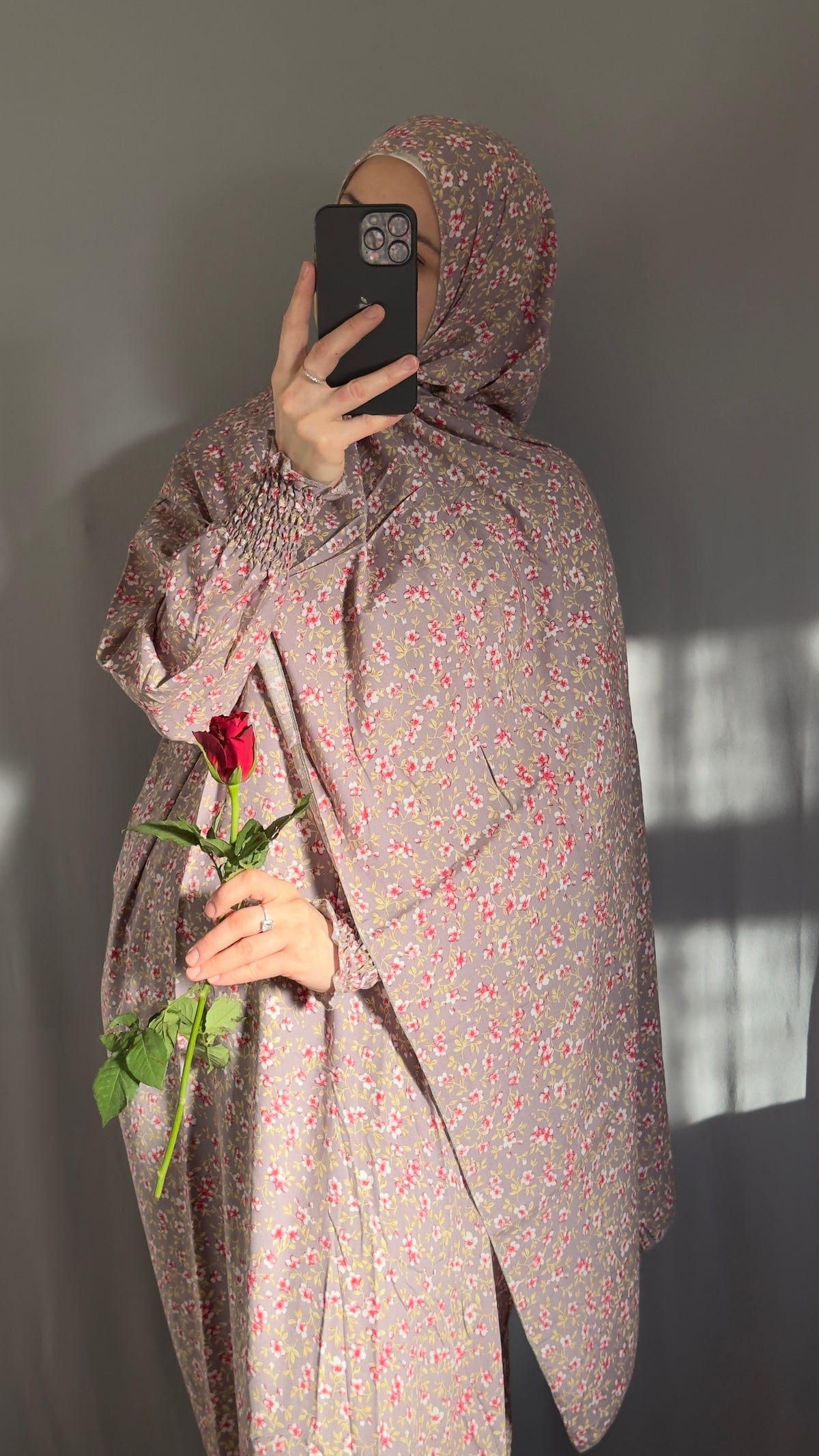 Pinky Prayer Abaya Set / Prayer Abaya Set / Pink Prayer Dress for Woman / Prayer Clothes Muslim / Prayer Gown / Prayer Outfit/ Salah Dress / Namaz Dress, Ramadan Abaya