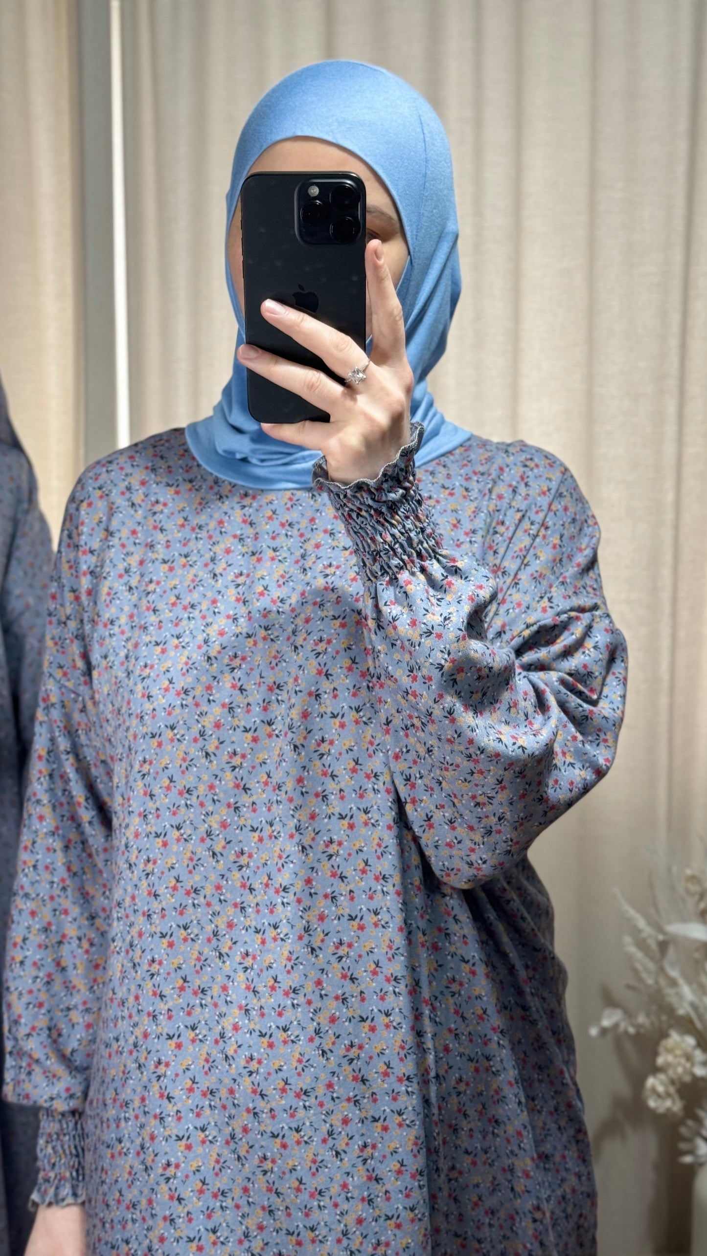 Blue Prayer Dress, Prayer Dress Set, High Quility Prayer Dress, Muslim Women Gift, Abaya Full Body Cover Dress, Hajj Dress, Prayer Outfit, Islamic Gift