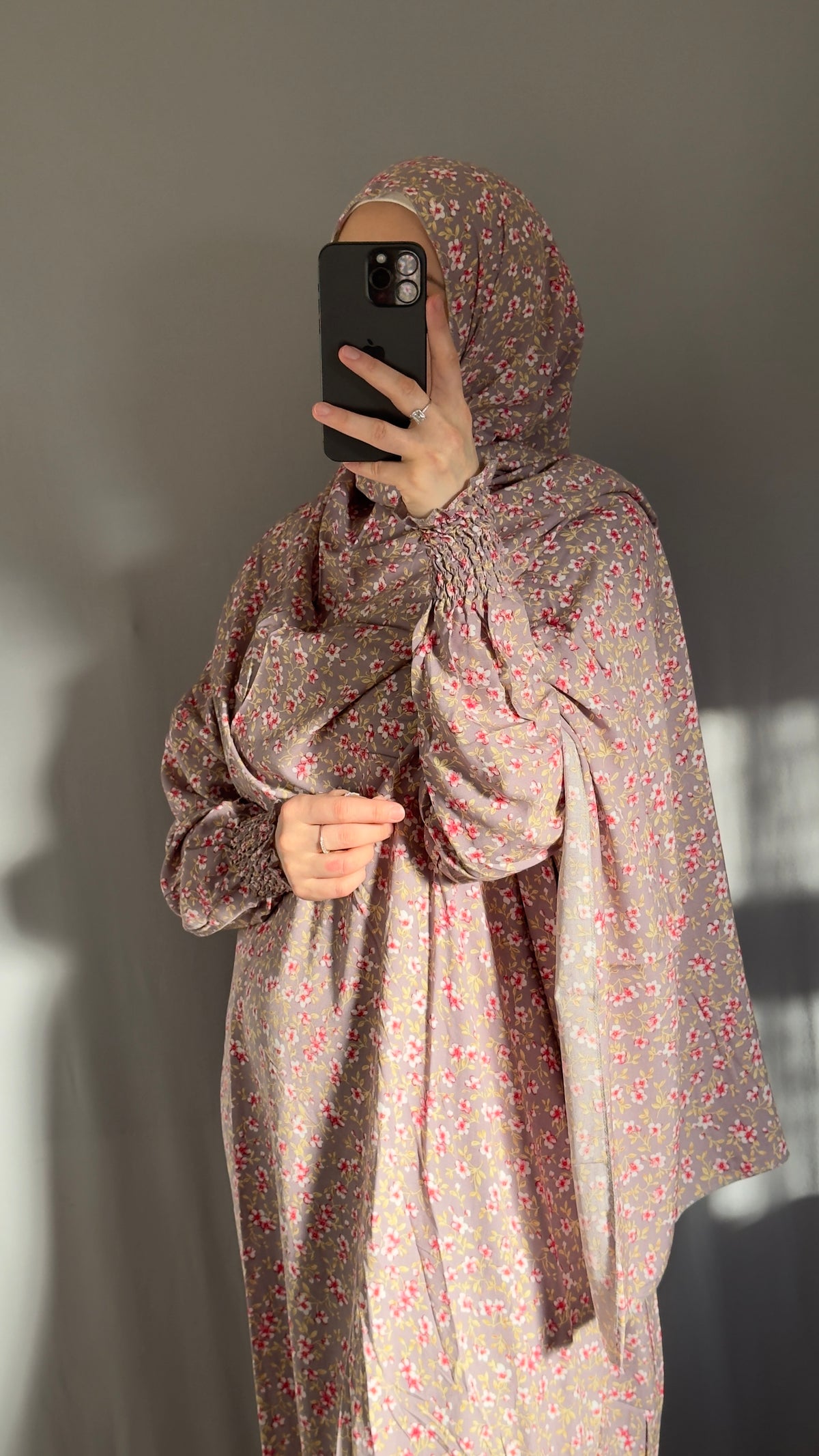 Pinky Prayer Abaya Set / Prayer Abaya Set / Pink Prayer Dress for Woman / Prayer Clothes Muslim / Prayer Gown / Prayer Outfit/ Salah Dress / Namaz Dress, Ramadan Abaya