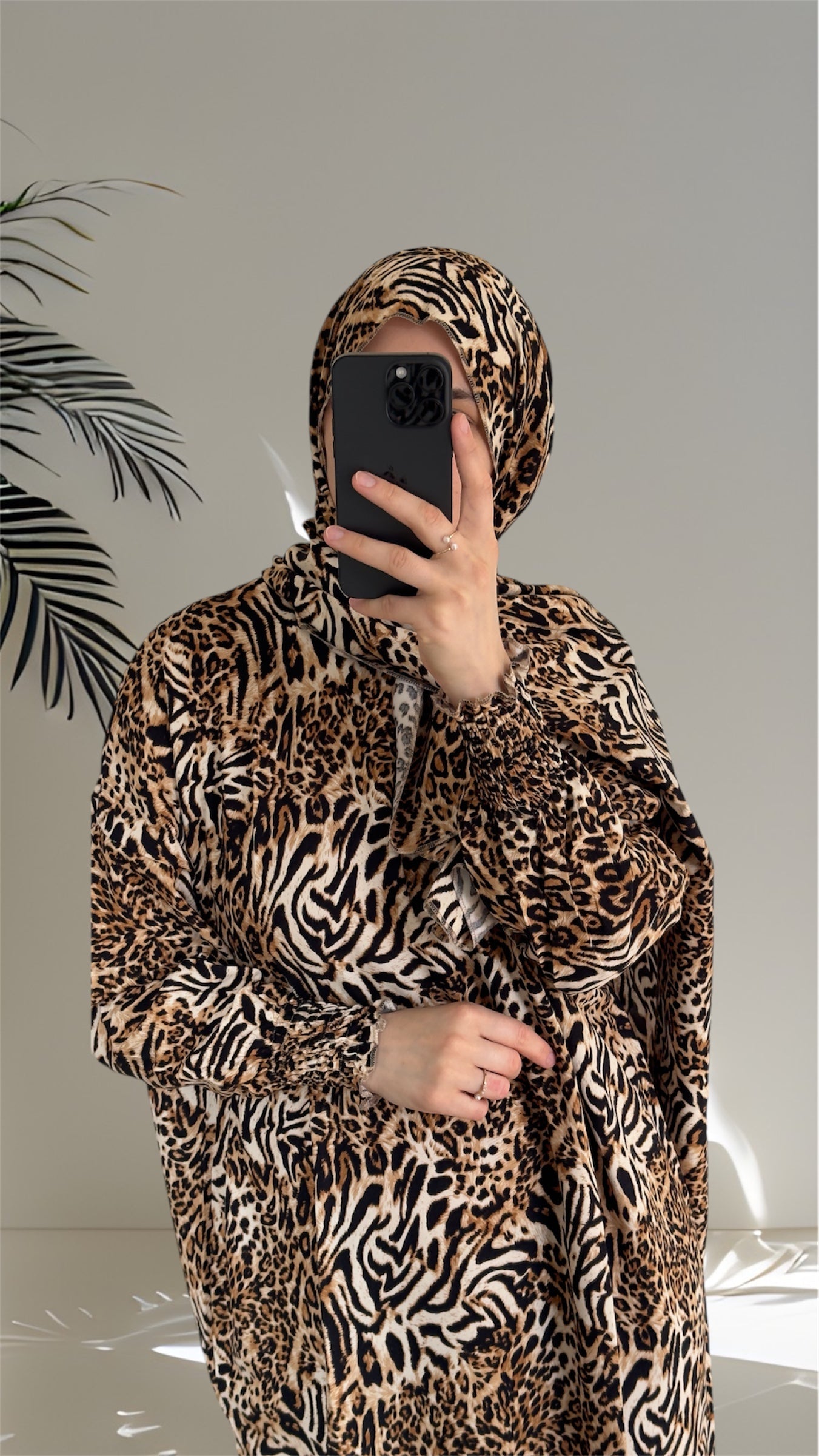 Leopard Abaya, Prayer Dress, One Piece Prayer dress, Islamic gifts, Salah dress, Prayer set, Prayer outfit,Prayer clothes for women, Islamic Prayer dress, Abaya