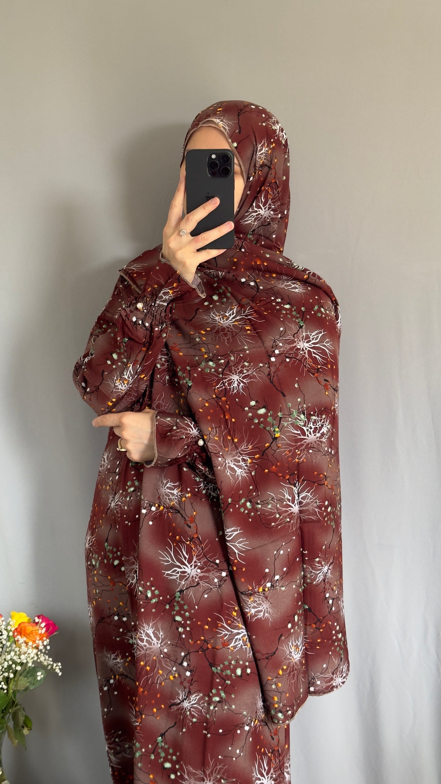 Brown Prayer Dress, Prayer clothes for women, Islamic Prayer dress, Prayer Outfit, Prayer Set, Prayer Hijab, Salah dress, Islamic Gift, Muslim clothing, Prayer abaya, Prayer Wear